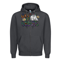 Smoke let's go ghouls Zipper Hoodie - CowhideDigitalArt