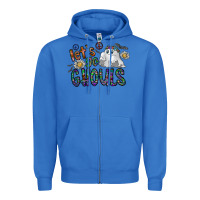 True Royal let's go ghouls Zipper Hoodie - CowhideDigitalArt