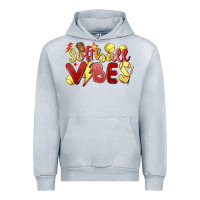 Heather Grey softball vibes Urban Hoodie - MaliasSmallBusiness