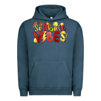 Pigment Midnight Navy softball vibes Urban Hoodie - MaliasSmallBusiness