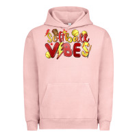 Pigment Salmon softball vibes Urban Hoodie - MaliasSmallBusiness