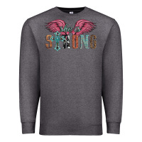 Charcoal Heather she is strong Premium Sweatshirt - Artiststas