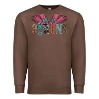 Chestnut she is strong Premium Sweatshirt - Artiststas