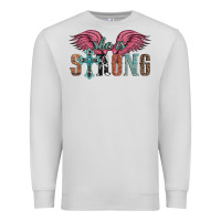 Dove Grey she is strong Premium Sweatshirt - Artiststas