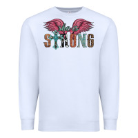 White she is strong Premium Sweatshirt - Artiststas