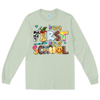 Matcha happy first day of school Long Sleeve Tee - AdoDesignShop