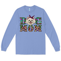 Colony Blue Christmas dog mom Pomeranian Long Sleeve Tee - RanaPortraitStore
