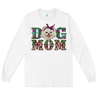 White Christmas dog mom Pomeranian Long Sleeve Tee - RanaPortraitStore