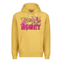 Antique Gold howdy honey Premium Hoodie - MaliasSmallBusiness