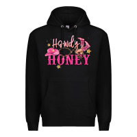 Black howdy honey Premium Hoodie - MaliasSmallBusiness