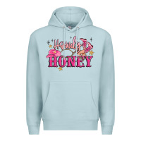 Blue Mist howdy honey Premium Hoodie - MaliasSmallBusiness
