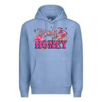 Colony Blue howdy honey Premium Hoodie - MaliasSmallBusiness