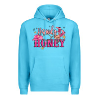 Ocean Blue howdy honey Premium Hoodie - MaliasSmallBusiness