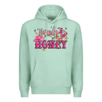 Seafoam howdy honey Premium Hoodie - MaliasSmallBusiness