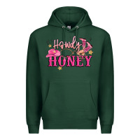 Sports Green howdy honey Premium Hoodie - MaliasSmallBusiness