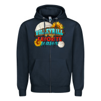 Navy volleyball is my favorite season Zipper Hoodie - HRA Design Shop