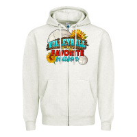 Oatmeal Heather volleyball is my favorite season Zipper Hoodie - HRA Design Shop