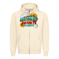 Sandshell volleyball is my favorite season Zipper Hoodie - HRA Design Shop