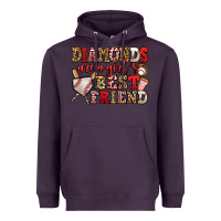 Plum diamonds are a girl's best friend baseball Heavyweight Hoodie - Jasminsmagicworld