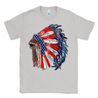 Moon Dust american flag indian headdress Classic Tee - RanaPortraitStore