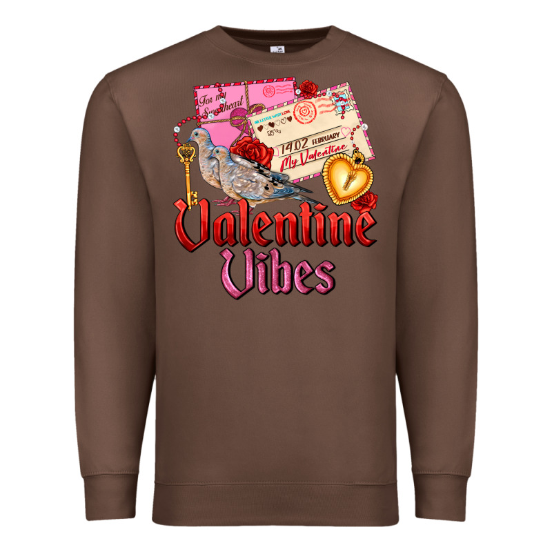 Valentine Vibes Premium Sweatshirt by AdoDesignShop | Teevron