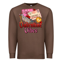 Chestnut valentine vibes Premium Sweatshirt - AdoDesignShop