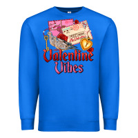 True Royal valentine vibes Premium Sweatshirt - AdoDesignShop