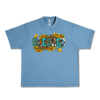 Pebble Blue blessed Urban Heavy Tee - texasbilliewilder