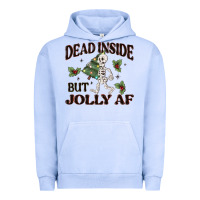Pigment Grape Ice dead inside but jolly af Urban Hoodie - MaliasSmallBusiness