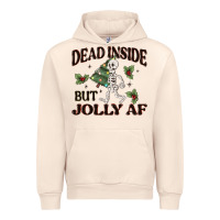 Sandshell dead inside but jolly af Urban Hoodie - MaliasSmallBusiness