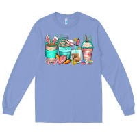 Colony Blue easter nurse coffee cups Long Sleeve Tee - Zillion Design Studio