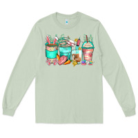 Matcha easter nurse coffee cups Long Sleeve Tee - Zillion Design Studio