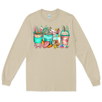 Mushroom easter nurse coffee cups Long Sleeve Tee - Zillion Design Studio