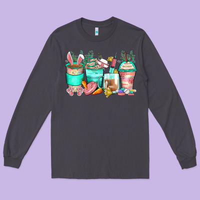 Easter Nurse Coffee Cups Long Sleeve Tee Designed By Zillion Design Studio