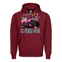 Burgundy easter egg crusher neo Zipper Hoodie - Neo Western