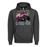 Charcoal Heather easter egg crusher neo Zipper Hoodie - Neo Western