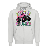 Dove Grey easter egg crusher neo Zipper Hoodie - Neo Western