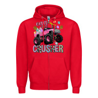 Red easter egg crusher neo Zipper Hoodie - Neo Western