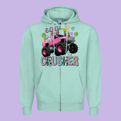 Easter Egg Crusher Neo Zipper Hoodie Designed By Neo Western