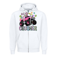 White easter egg crusher neo Zipper Hoodie - Neo Western