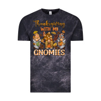 Cloud Black thanksgiving with my  gnomies Vintage Tee - BarkalooDesign