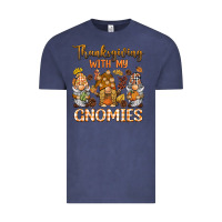 Vintage Denim thanksgiving with my  gnomies Vintage Tee - BarkalooDesign