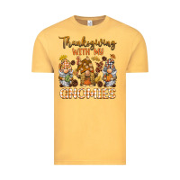 Vintage Mustard thanksgiving with my  gnomies Vintage Tee - BarkalooDesign