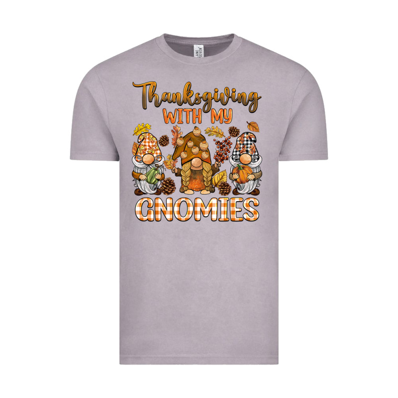 Thanksgiving With My  Gnomies Vintage Tee by BarkalooDesign | Teevron