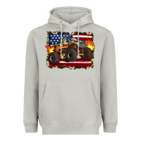 Moon Dust american flag monster truck Heavyweight Hoodie - Artiststas