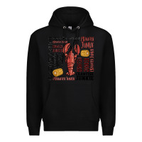 Black crawfish junkie Premium Hoodie - MaliasSmallBusiness