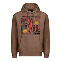 Chestnut crawfish junkie Premium Hoodie - MaliasSmallBusiness