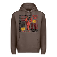 Coffee crawfish junkie Premium Hoodie - MaliasSmallBusiness