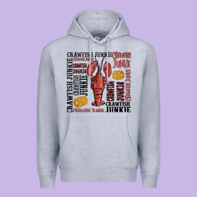 Crawfish Junkie Premium Hoodie Designed By Maliassmallbusiness