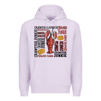 Lilac crawfish junkie Premium Hoodie - MaliasSmallBusiness